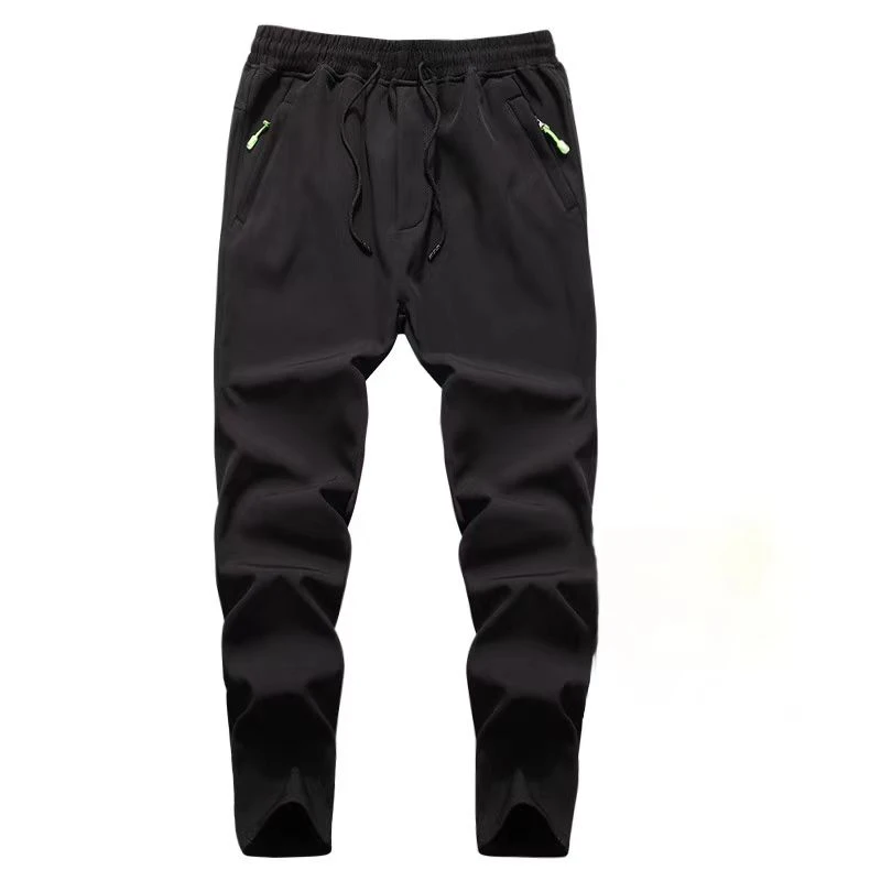 Mens fleece lined black pants Mens fleece lined black pants