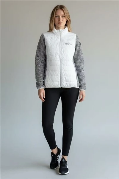 Stand Collar Hybrid Quilted Fleece Jacket high quality