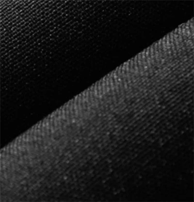 Mens fleece lined black pants fabric